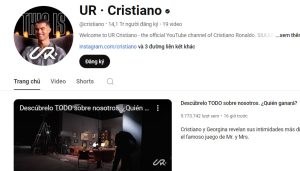 Cristiano Ronaldo phá kỷ lục YouTube (2)